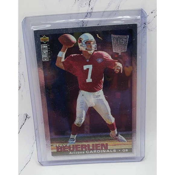 1995 Collector's Choice Platinum Player's Club #334 Steve Beuerlein Cardinals - Picture 1 of 4